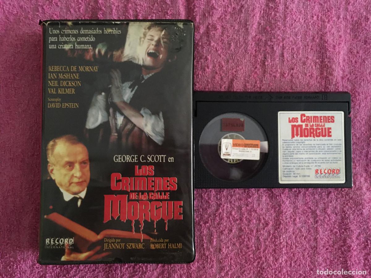 Cine: LOS CR&Iacute;MENES DE LA CALLE MORGUE (1986) BETA SUSPENSE GEORGE C. SCOTT REBECCA DE MORNAY VAL KILMER