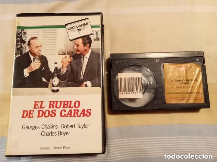Cine: EL RUBLO DE DOS CARAS (1968) BETA EXCLUSIVAS 79 GEORGE CHAKIRIS ROBERT TAYLOR GERARD TICHY