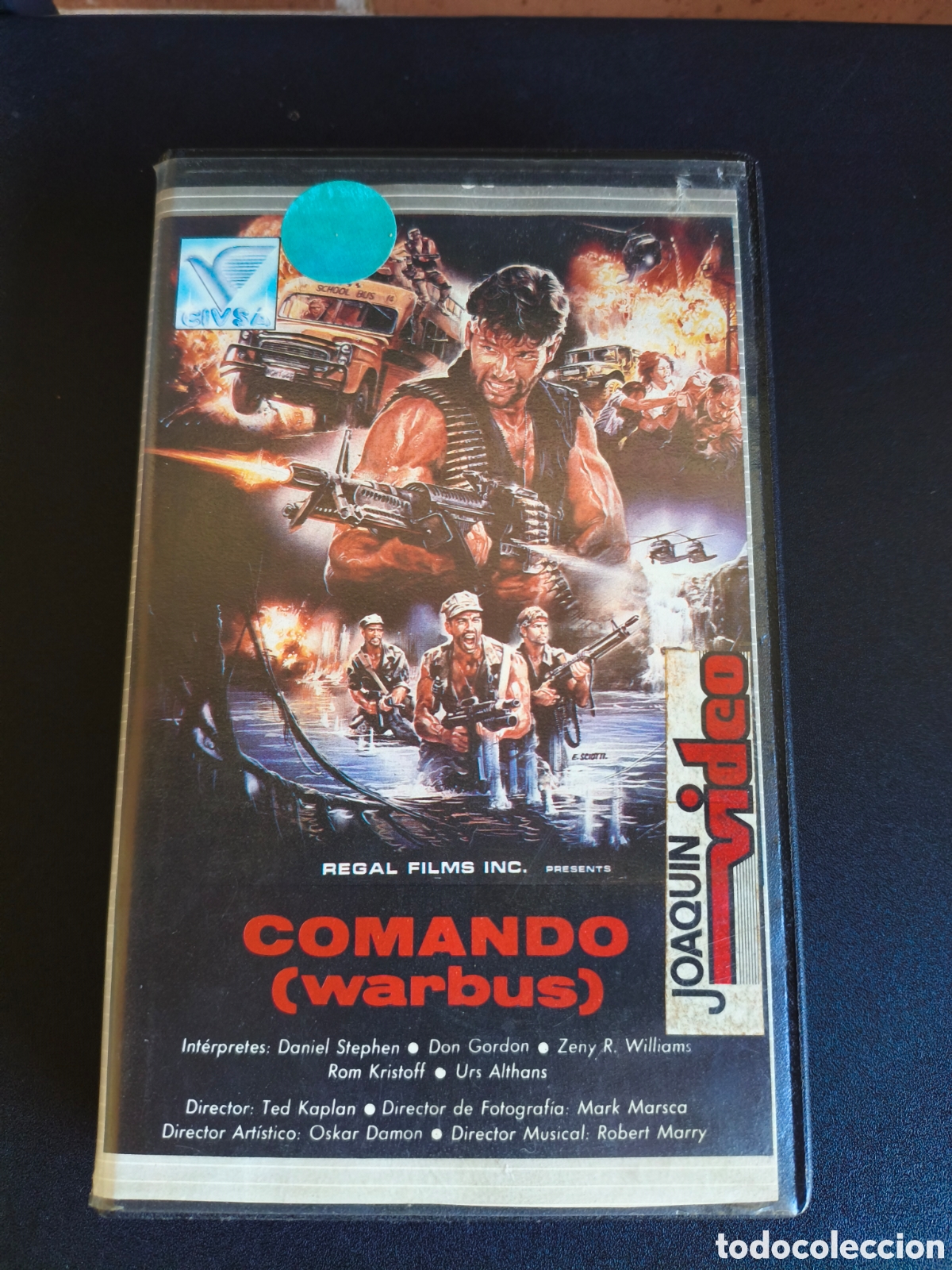 Cine: Pel&iacute;cula Comando (WARBUS)-Formato BETAMAX (BETA)-Edici&oacute;n CIVSA A&ntilde;os 80-Acci&oacute;n / B&eacute;lico / Vietnam