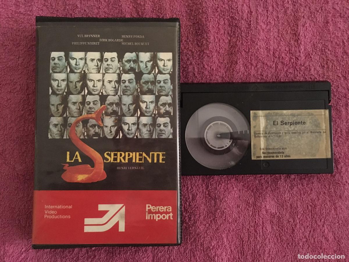 Cine: EL SERPIENTE (1973) BETA PERERA IMPORT YUL BRYNNER HENRY FONDA DIRK BOGARDE VIRNA LISI ELGA ANDERSEN