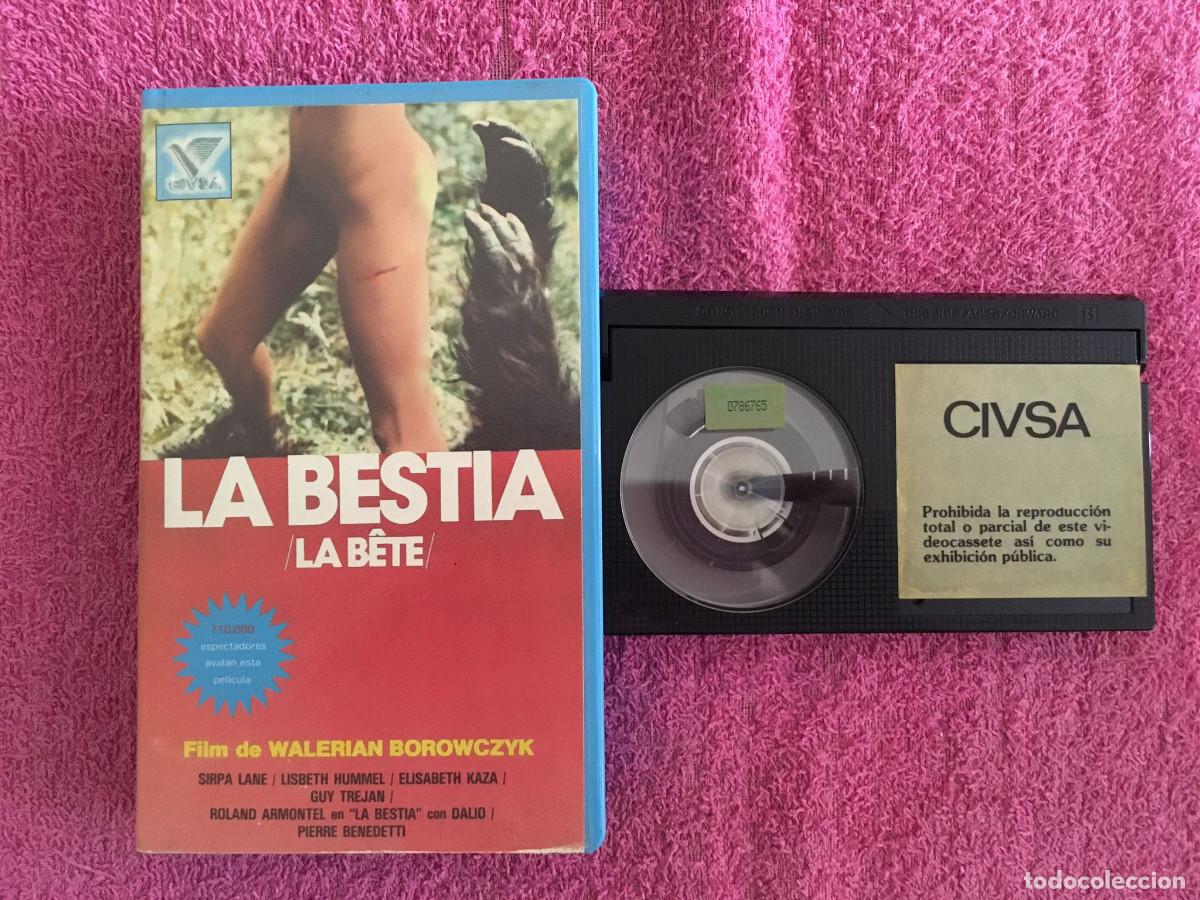 Cine: LA BESTIA (1975) BETA WALERIAN BOROWCZYK SIRPA LANE LISBETH HUMMEL