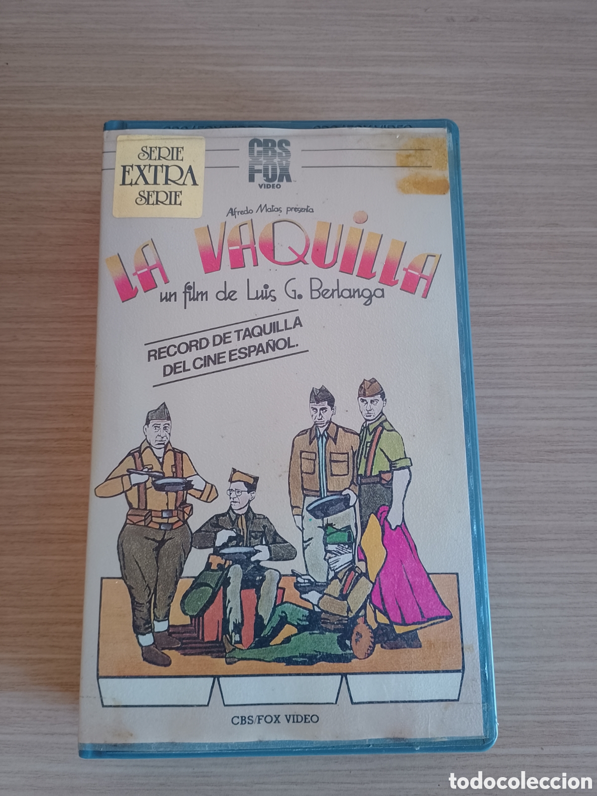 Cine: Cinta beta betamax pel&iacute;cula la vaquilla berlanga