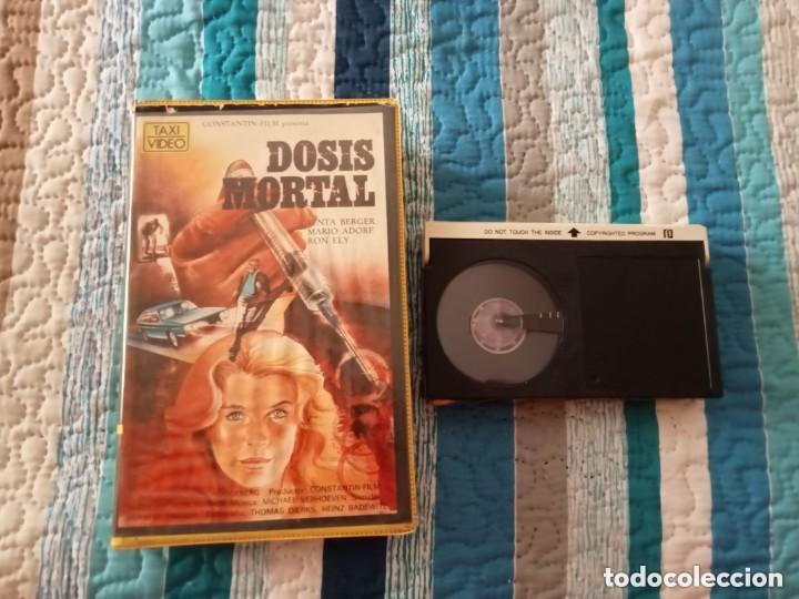 Cine: DOSIS MORTAL (1976) BETA SUSPENSE SENTA BERGER MARIO ADORF RON ELY