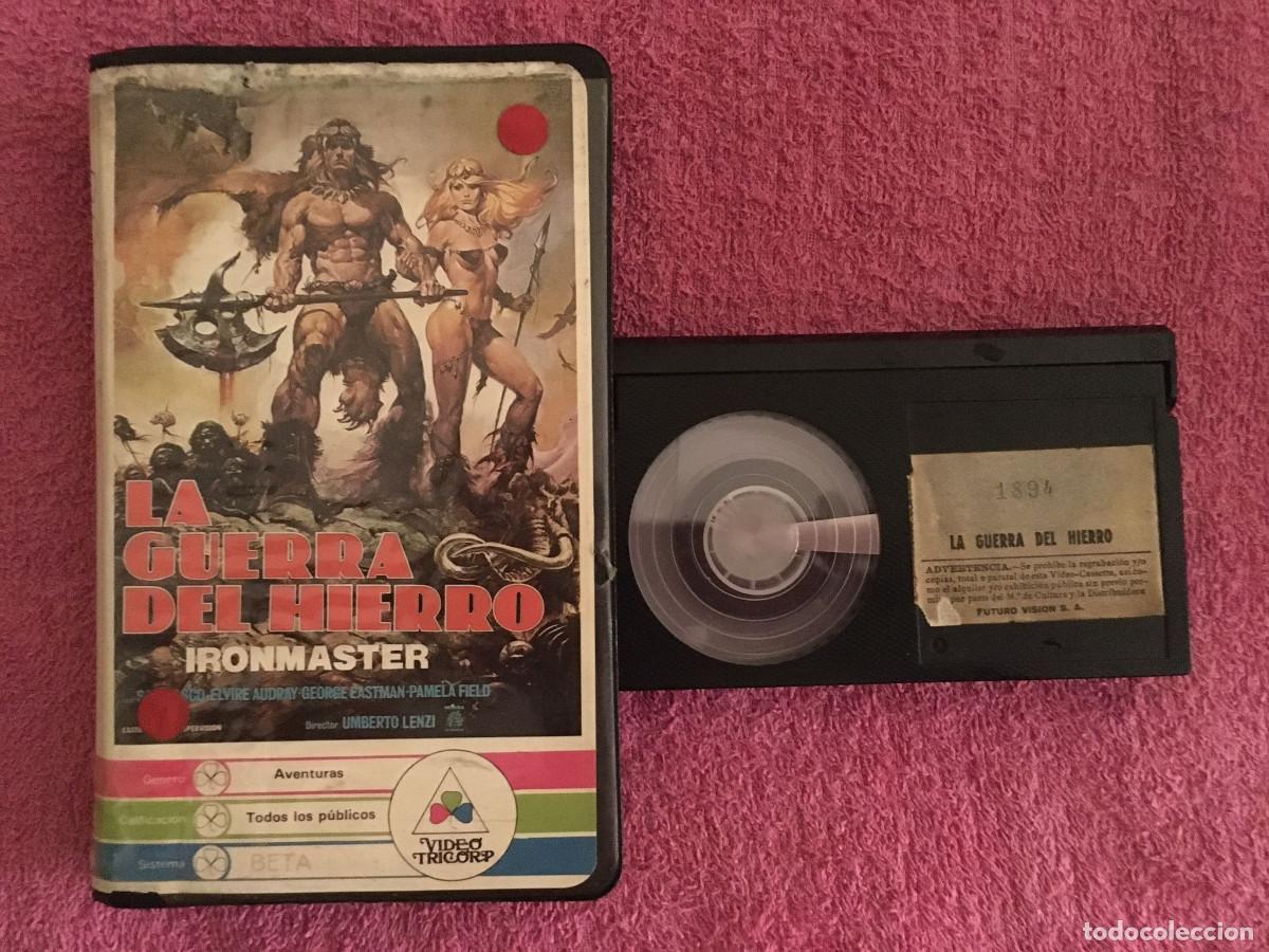 Cine: LA GUERRA DEL HIERRO (1983) BETA VIDEO TRICORP AVENTURAS UMBERTO LENZI GEORGE EASTMAN