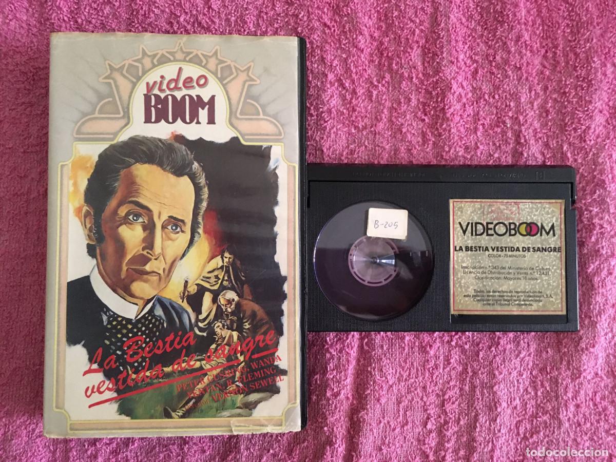 Cine: LA BESTIA VESTIDA DE SANGRE aka EL DESEO Y LA BESTIA (1968) BETA VIDEOBOOM TERROR PETER CUSHING
