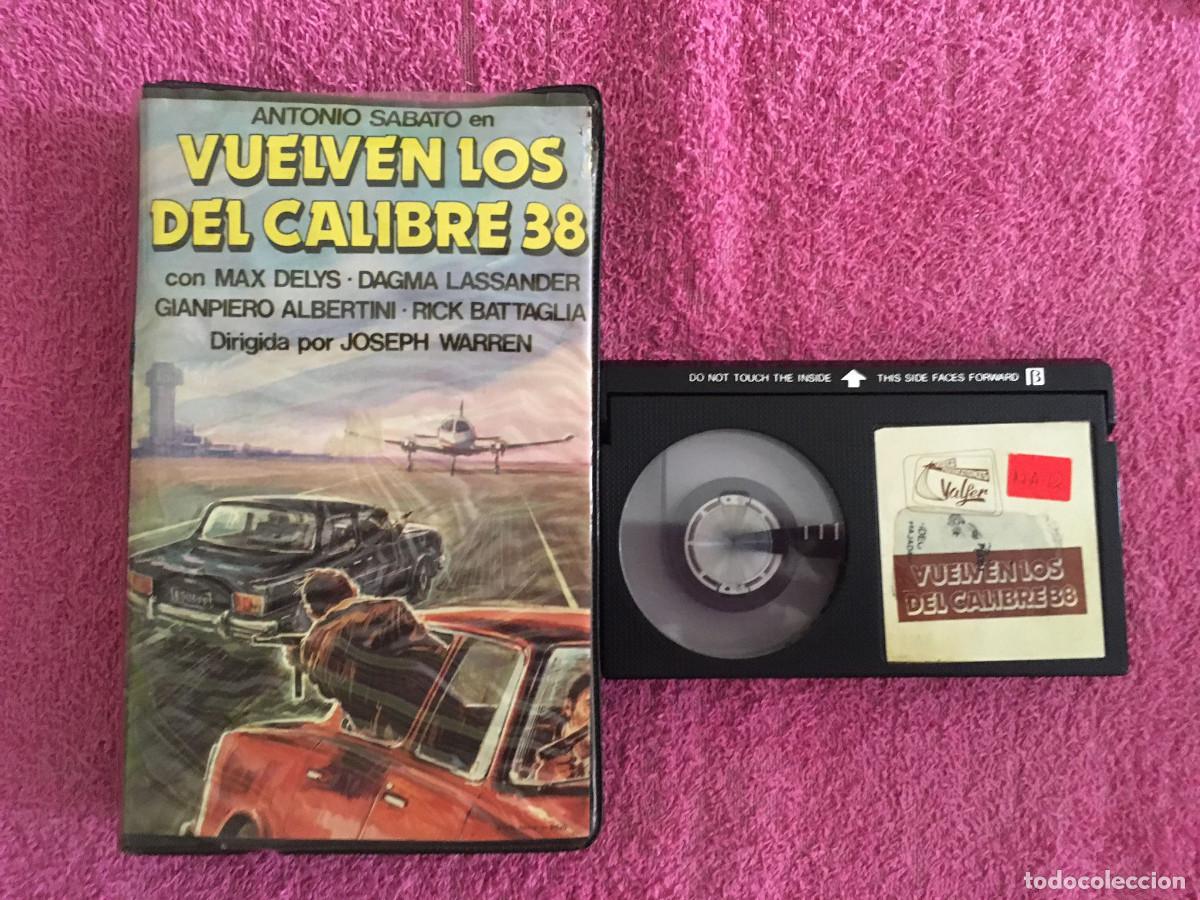 Cine: VUELVEN LOS DEL CALIBRE 38 (1) (1977) BETA 1&ordf; EDICI&Oacute;N VALFER ANTONIO SABATO DAGMAR LASSANDER