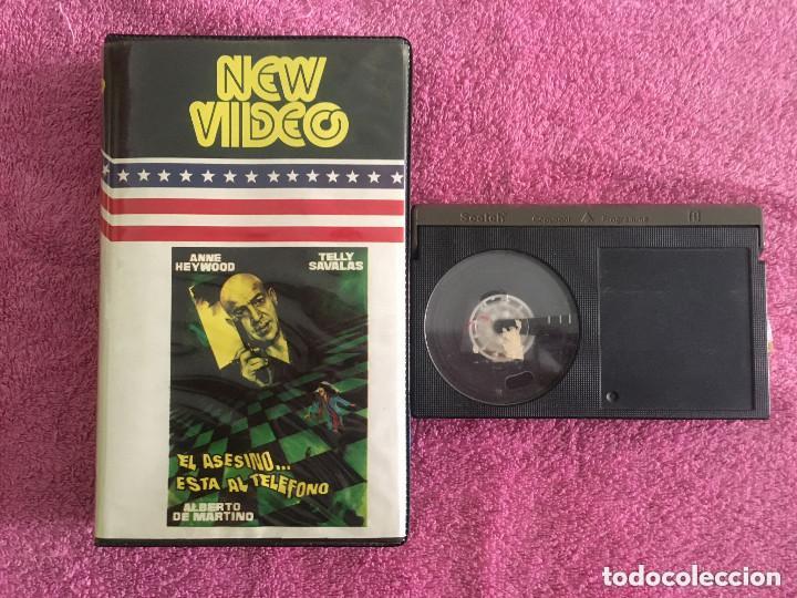 Cine: EL ASESINO EST&Aacute; AL TEL&Eacute;FONO (1972) BETA PIRATA NEW VIDEO GIALLO TELLY SAVALAS ANNE HEYWOOD