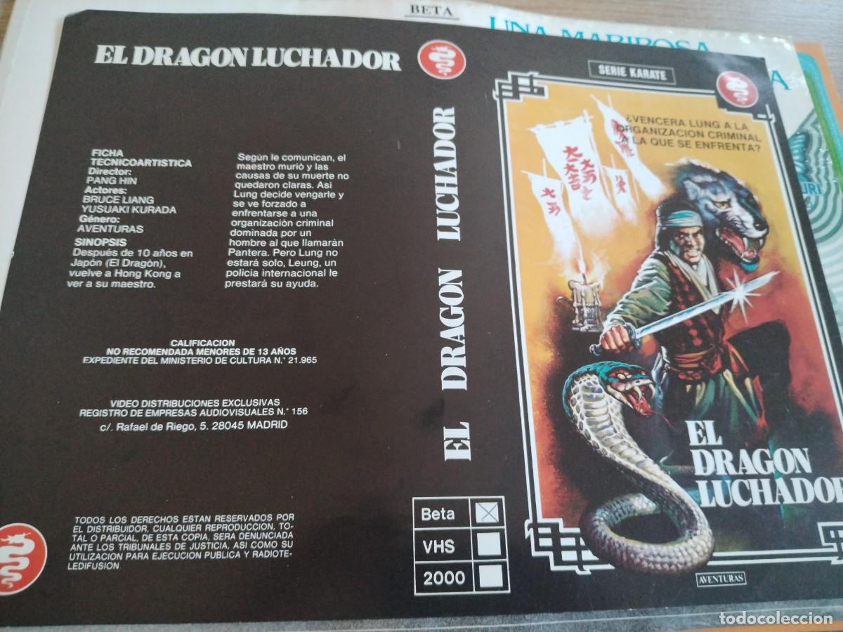 Cine: SOLO CARATULA BETA EL DRAGON LUCHADOR