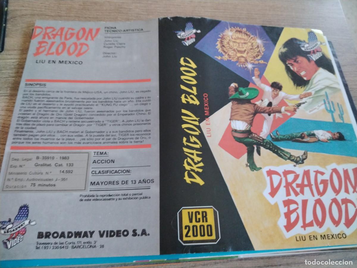 Cine: SOLO CARATULA VIDEO 2000 DRAGON BLOOD