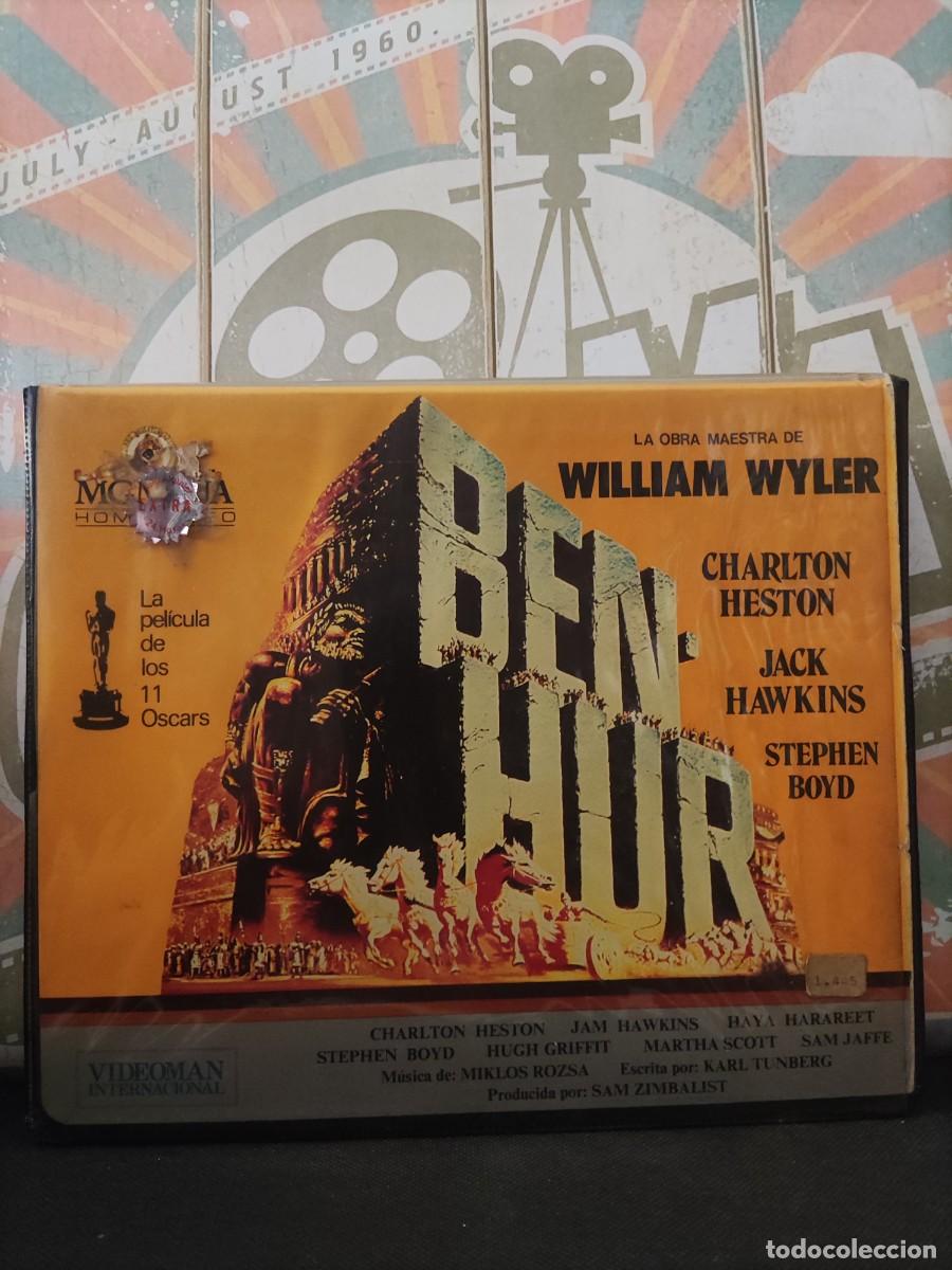 Cine: Beta CG Ben-Hur - Charlton Heston, Jack Hawkins (Dos cintas)