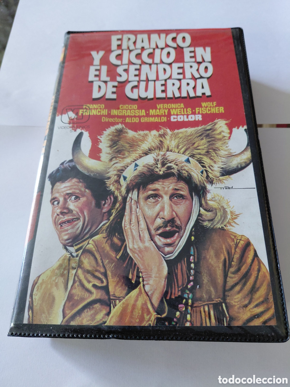Cine: Cinta formato beta franco y ciccio en el sendero de la guerra dificil de conseguir