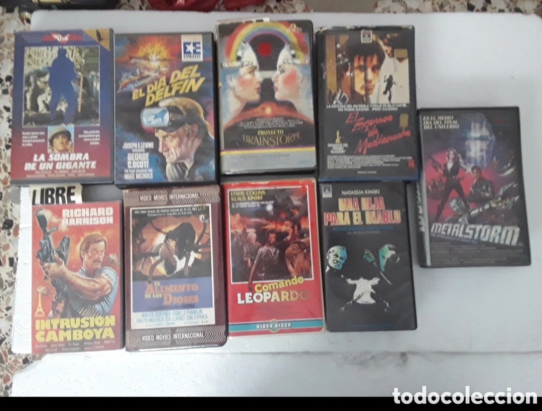 Cine: Lote vhs beta a&ntilde;os 70 80