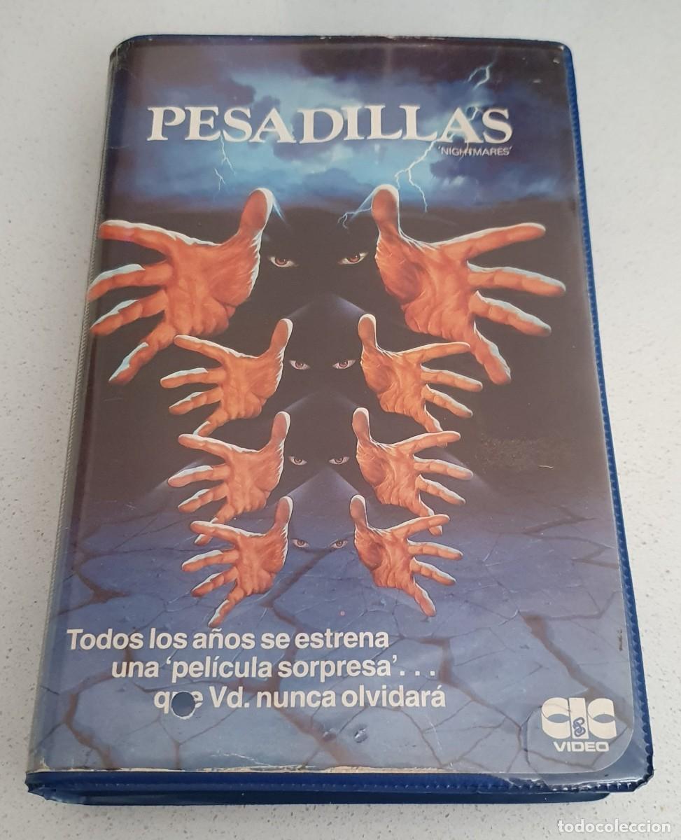 Cine: Pel&iacute;cula Beta Pesadillas. Editada por CIC Video en 1985 videoclub alquiler.