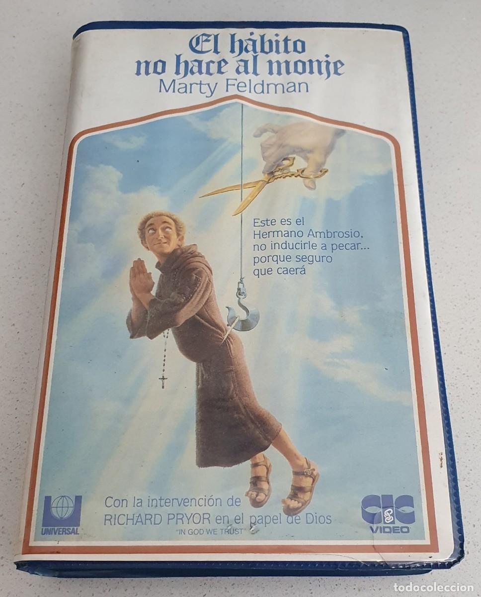 Cine: Pel&iacute;cula Beta El H&aacute;bito no hace al Monje. Marty Feldman, Richard Pryor. CIC Video 1987 videoclub.