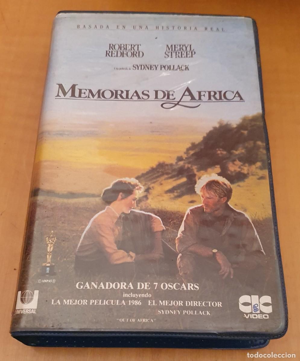 Cine: Pel&iacute;cula Beta Memorias de &Aacute;frica. Robert Rdeford, Meryl Streep, Sidney Pollack. CIC Video 1987