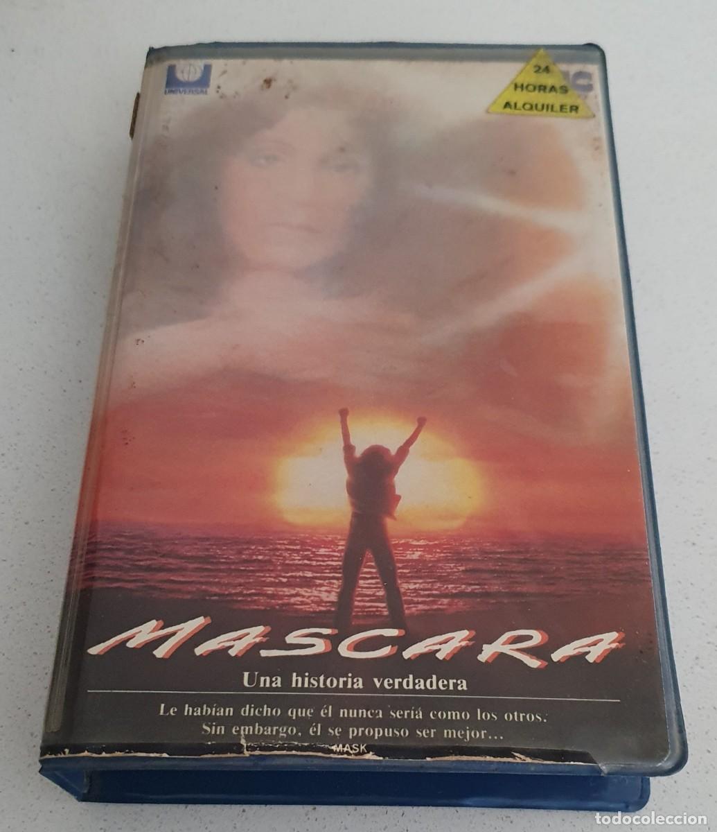 Cine: Pel&iacute;cula Beta M&aacute;scara. Cher, Sam Elliott, Eric Stoltz. CIC Video 1986 videoclub alquiler.