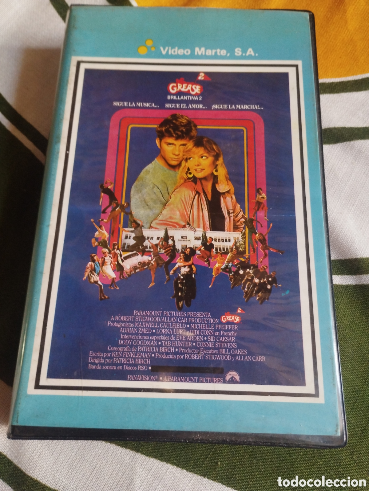 Cine: Grease 2 Brillantina 2 Video Marte S.A.sistema Betamax