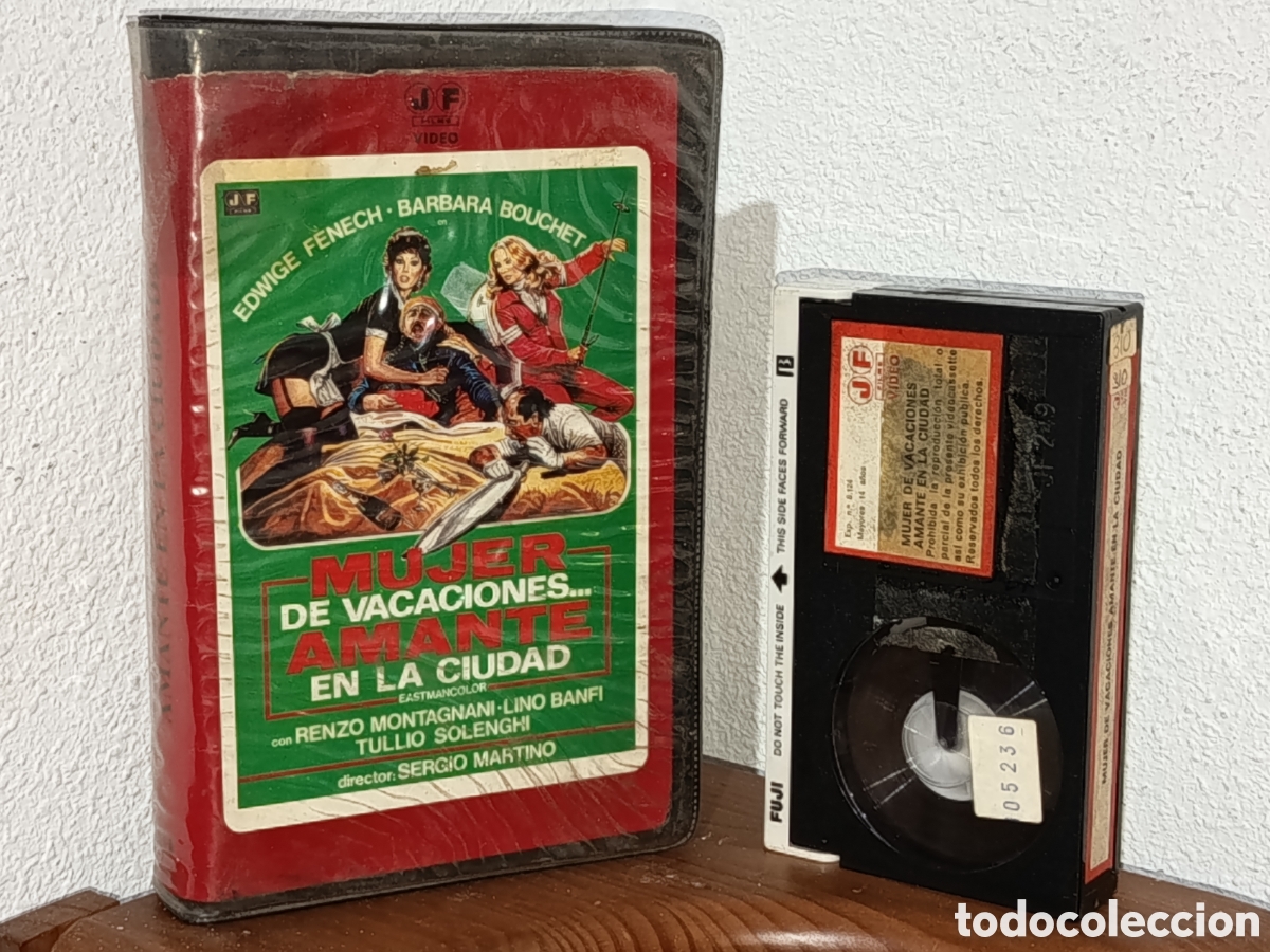 Cine: Mujer de vacaciones amante en la ciudad. Pel&iacute;cula betamax
