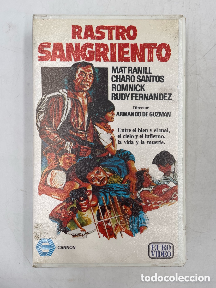 Cine: Pel&iacute;cula Beta Rastro Sangriento 1981 Armando de Guzm&aacute;n. Mat Ranillo III, Charo Santos-Concio.