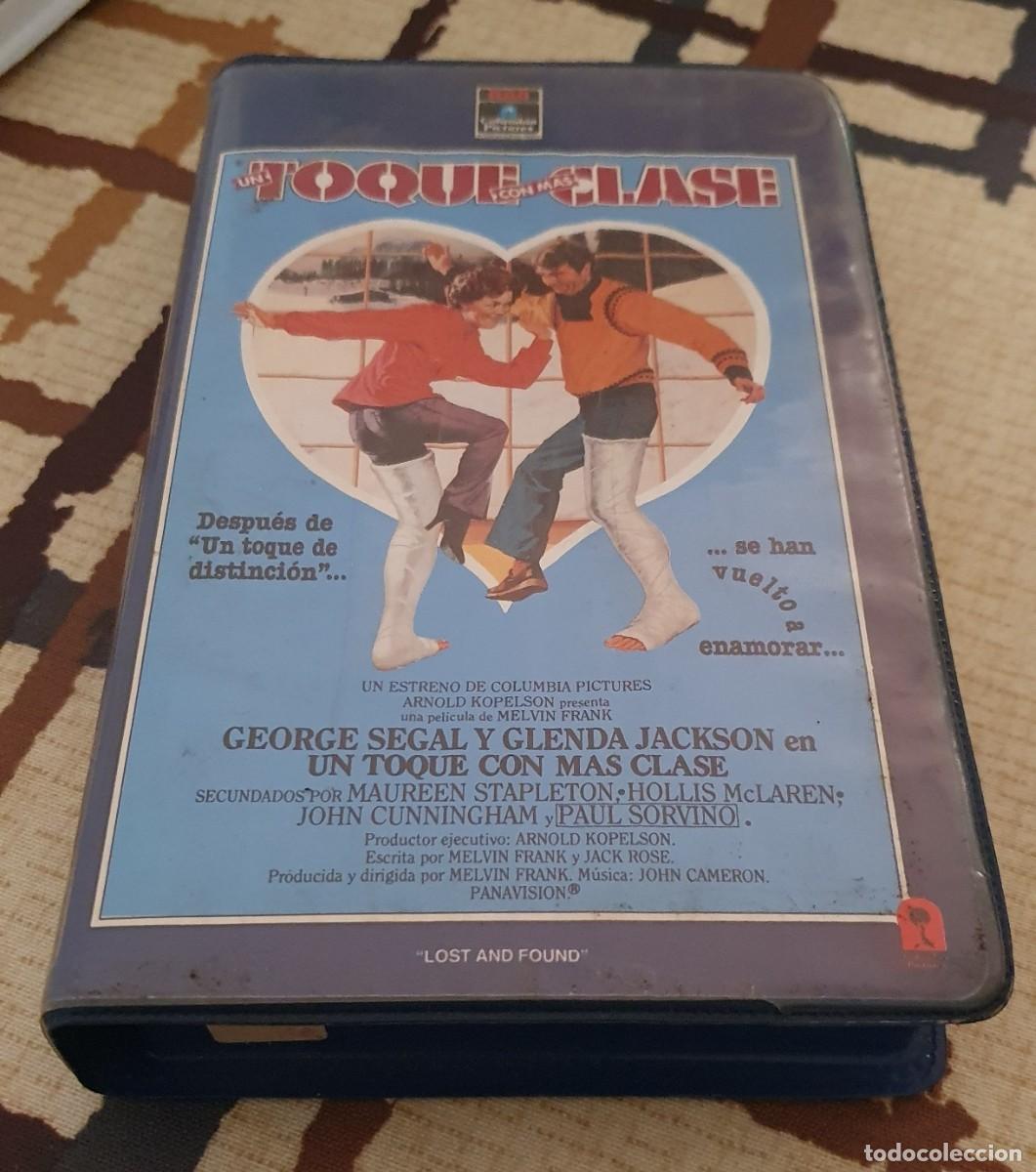 Cine: Pel&iacute;cula Beta Un Toque con m&aacute;s Clase. George Seagal, Glenda Jackson. RCA Columbia 1986 videoclub.