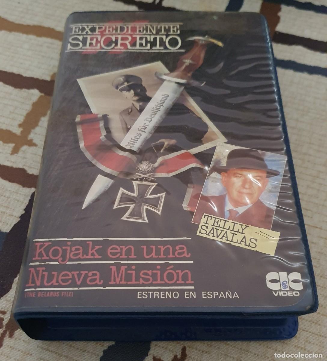 Cine: Pel&iacute;cula Beta Expediente Secreto. Telly Savalas, Max Von Sydow. CIC Video 1985 videoclub.
