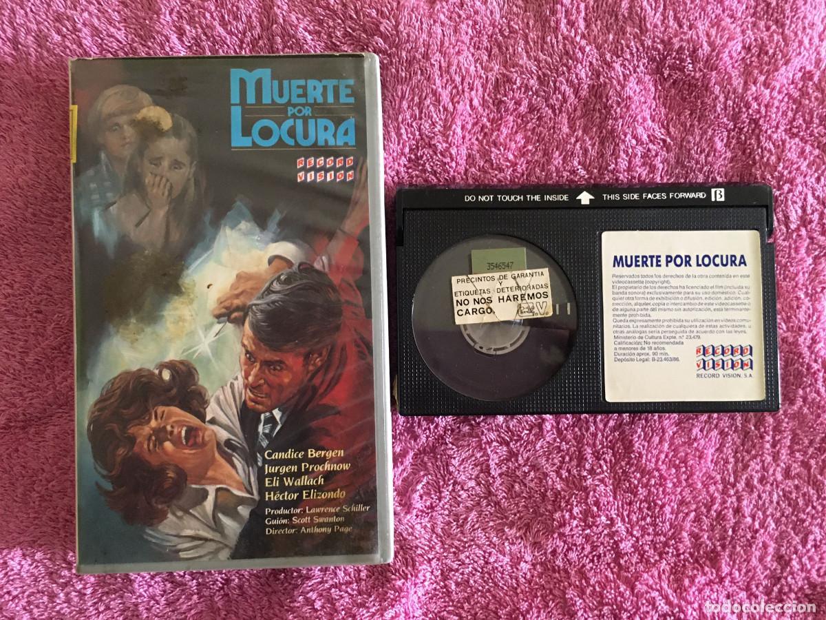 Cine: MUERTE POR LOCURA (1985) BETA RECORD VISION SUSPENSE JURGEN PROCHNOW CANDICE BERGEN