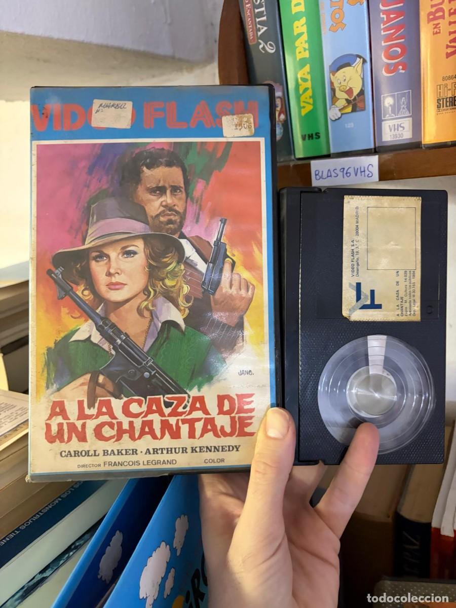 Cine: BLAS96VHS &mdash; Caroll Baker, Arthur Kennedy &mdash; A la caza de un chantaje &mdash; Video beta