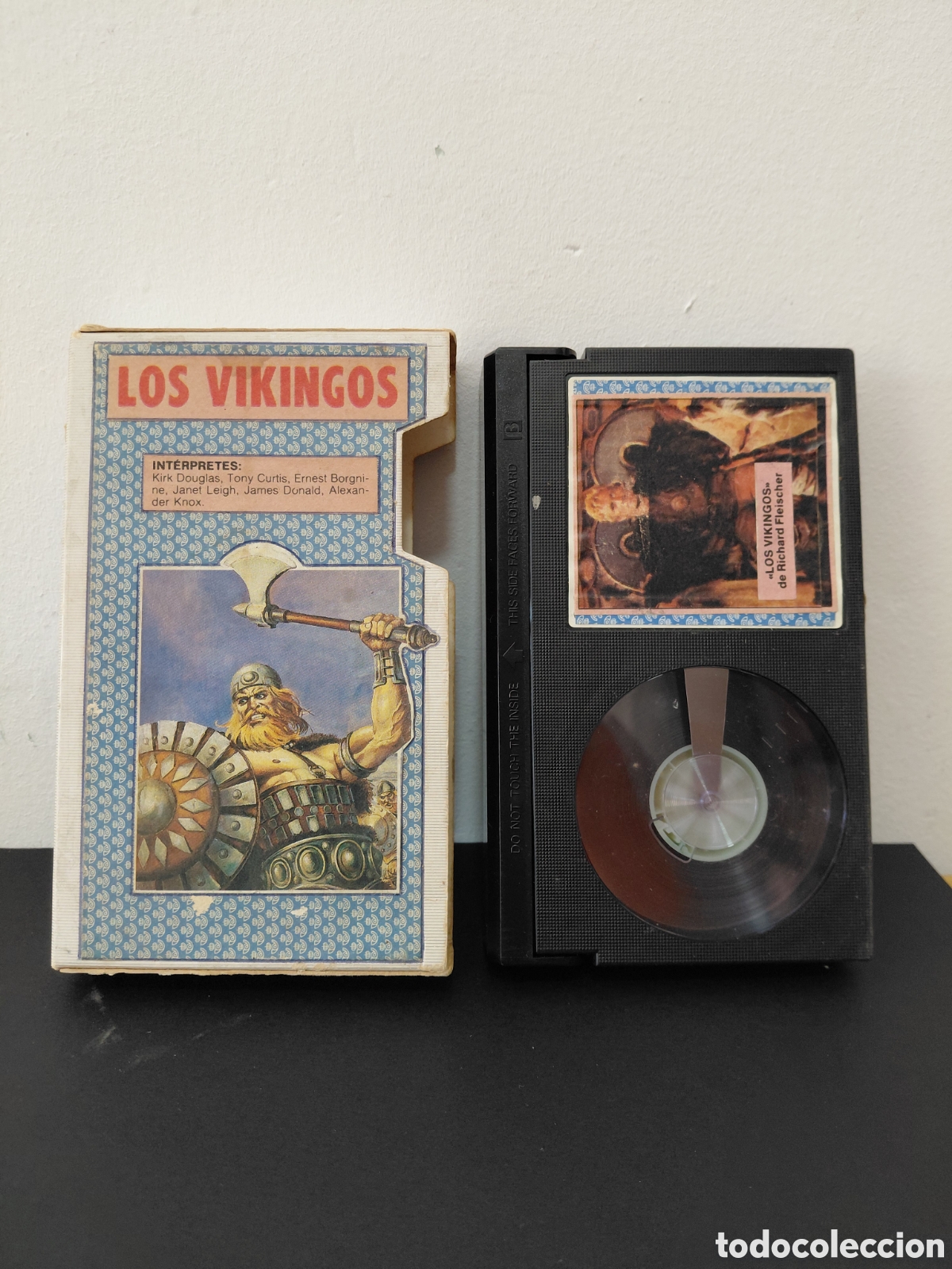 Cinema: LOS VIKINGOS Y PELIGROSA - KIRK DOUGLAS - TONY CURTIS - BETTE DAVIES - DOBLE PELICULA BETA