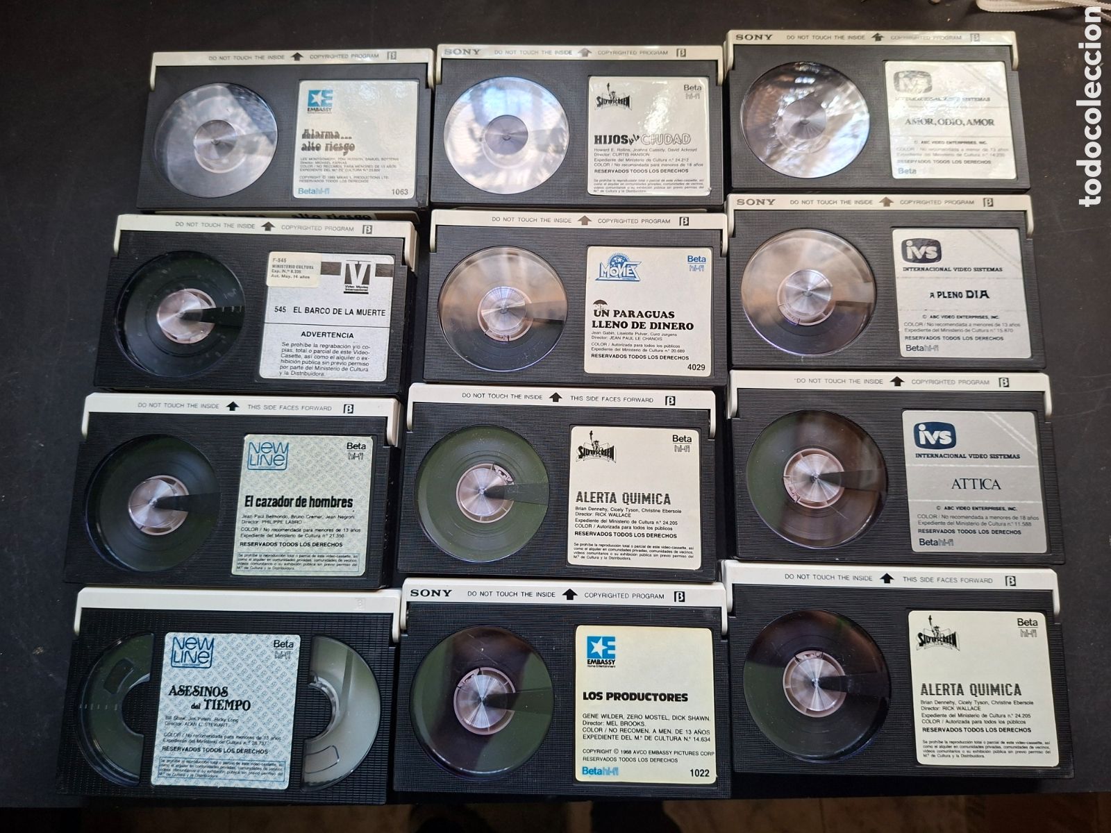 Cine: LOTE DE 56 PELICULAS BETA VER FOTOS SIN CAJA