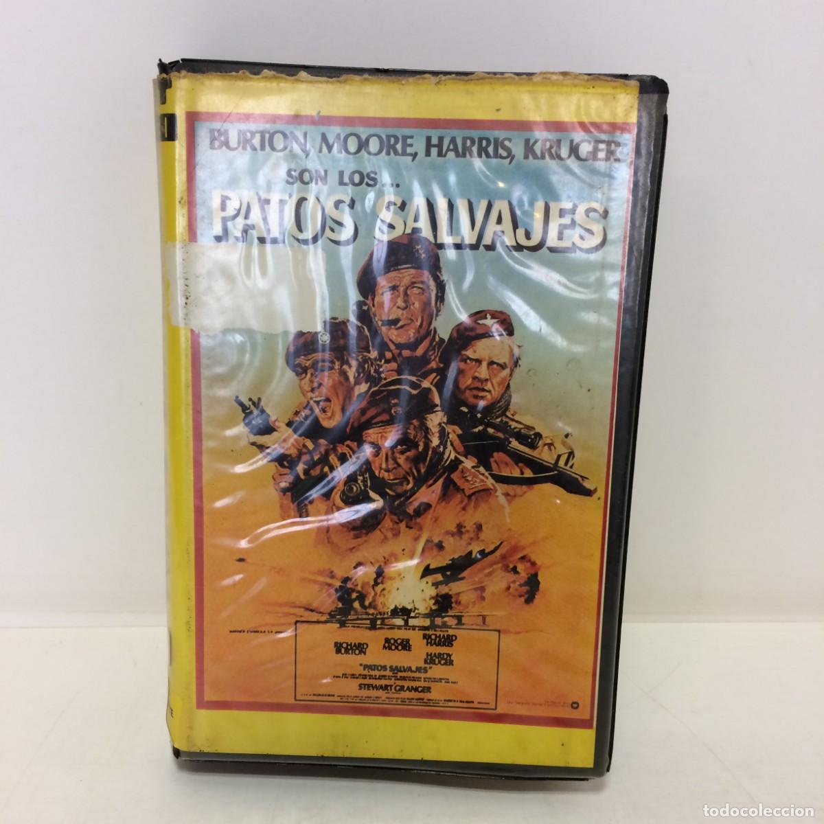 Cine: Beta Betamax - Patos Salvajes - Burton, Mooe, Harris, Kruger - Stewart Granger