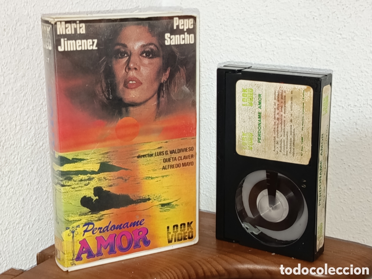Cine: Perd&oacute;name amor. Mar&iacute;a Jim&eacute;nez y Pepe Sancho. Pel&iacute;cula Betamax