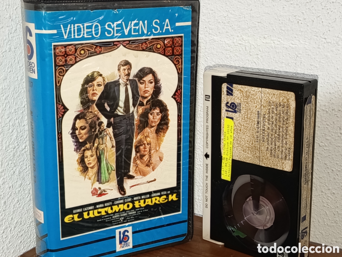 Cine: El &uacute;ltimo har&eacute;n. Corinne clery, Mar&iacute;a kosty. Pel&iacute;cula Betamax