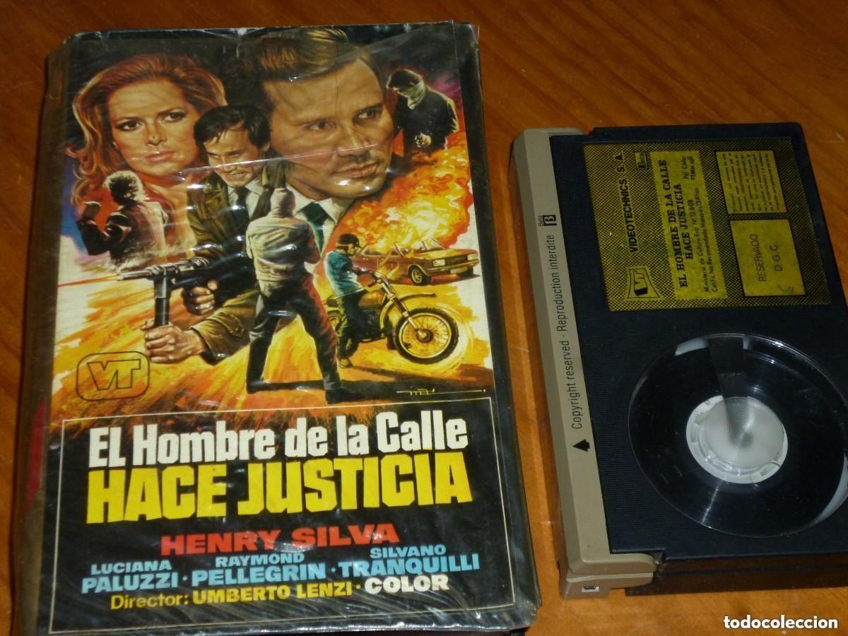 Cine: EL HOMBRE DE LA CALLE HACE JUSTICIA - HENRY SILVA, UMBERTO LENZI - POLIZIESCO - VIDEOTECHNICS - BETA
