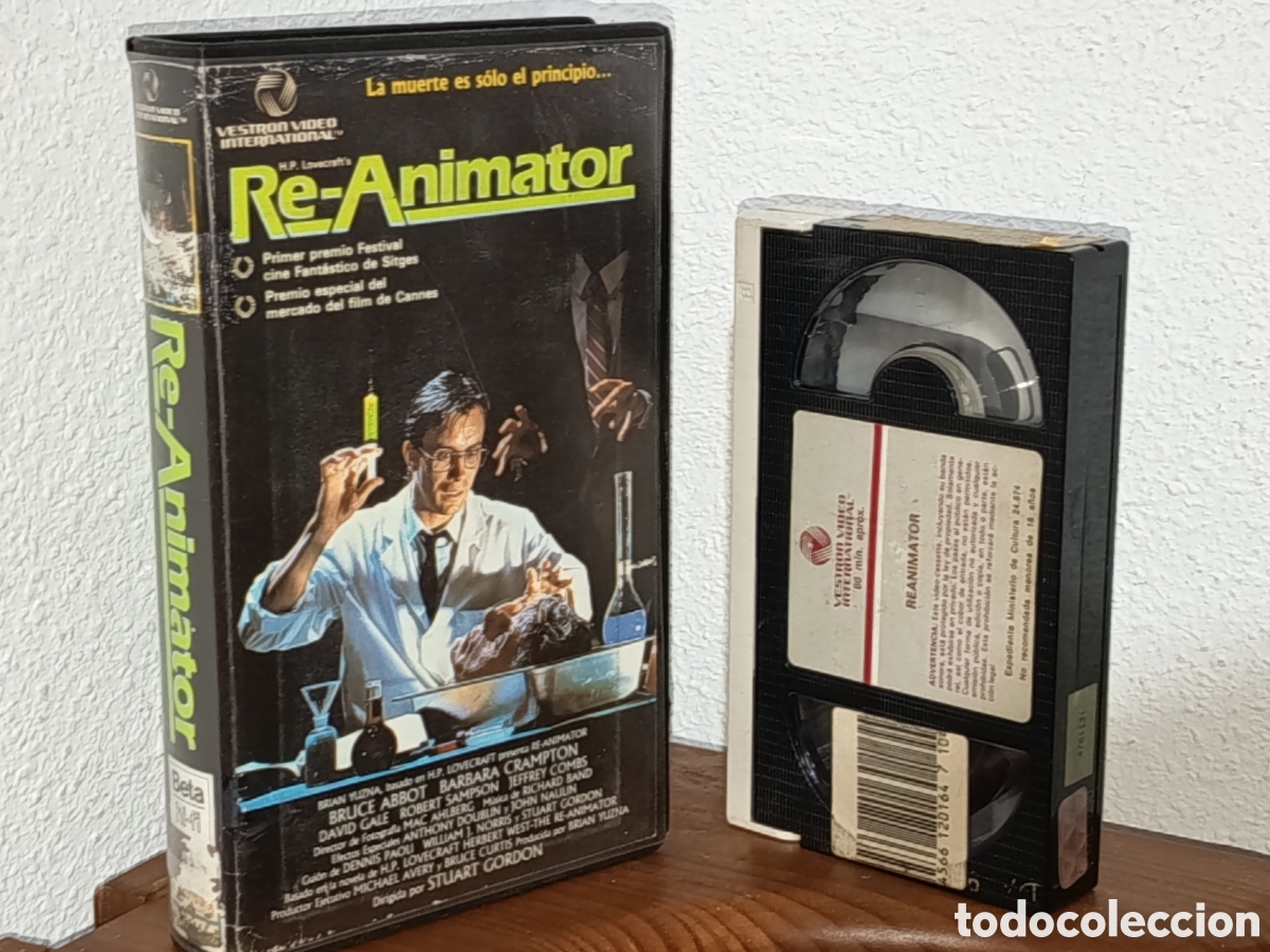 Cine: Re-animator. Pel&iacute;cula Betamax