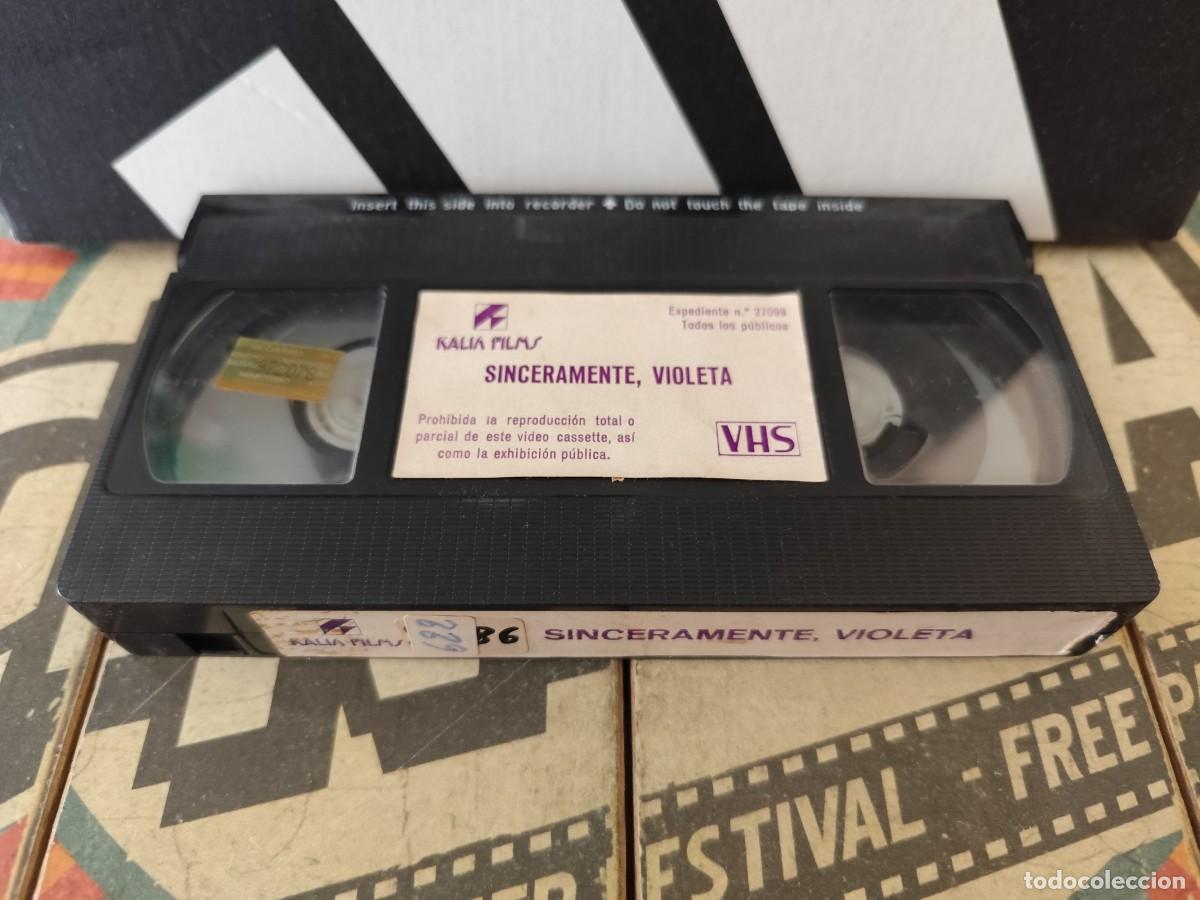 Cine: 103 Sinceramente, Violeta / Solo cinta vhs