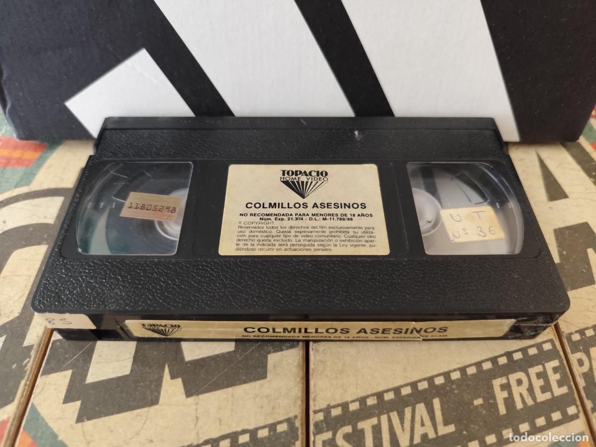 Cine: 110 Colmillos asesinos / Solo cinta vhs