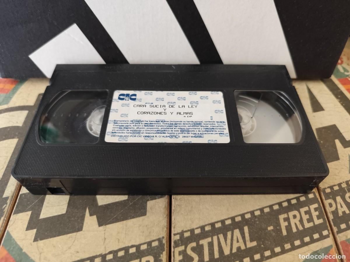 Cine: 114 Cara sucia de la ley y corazones de almas / Solo cinta vhs