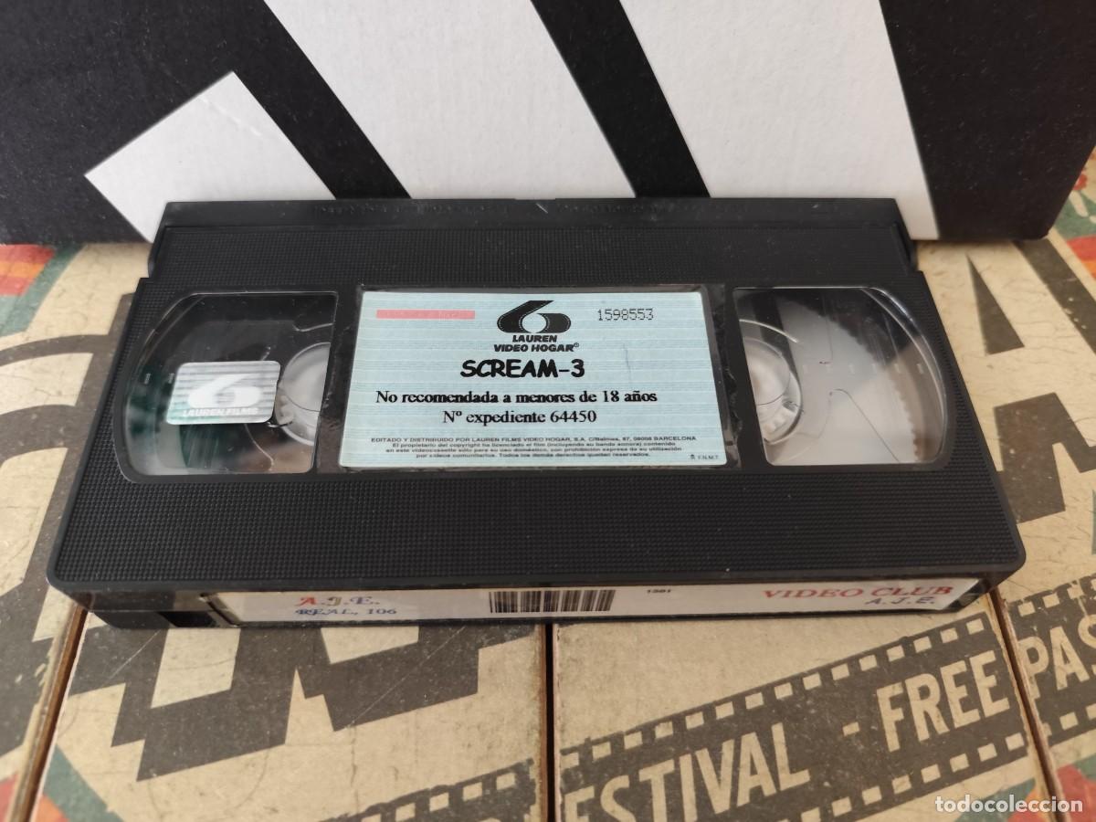Cine: 123 Scream 3 / Solo cinta vhs