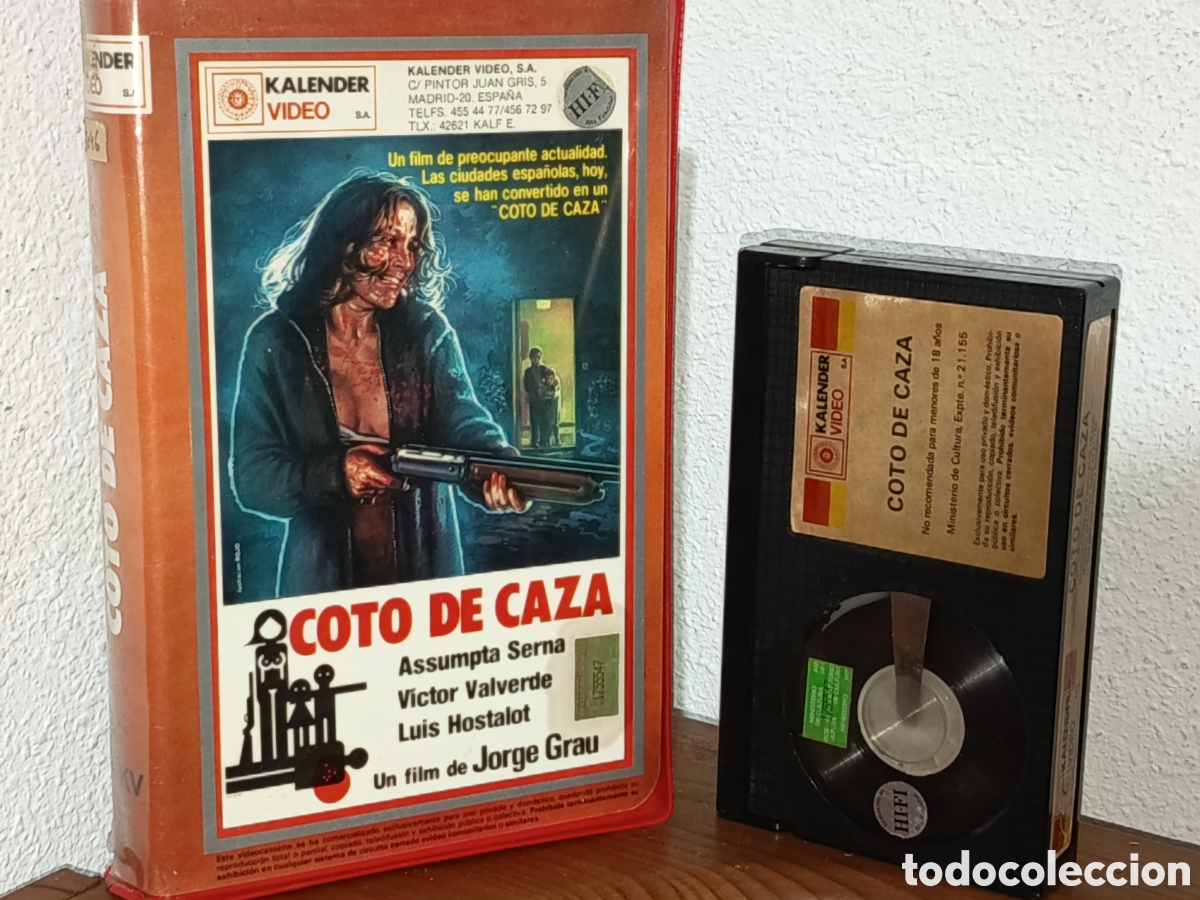 Cine: Coto de caza. Assumpta Serna. Pel&iacute;cula Betamax