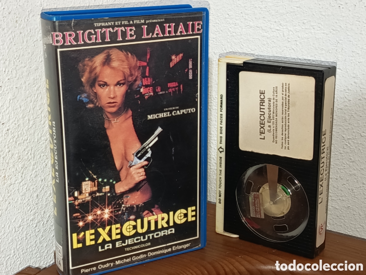 Cine: La ejecutora. Brigitte lahaie. Pel&iacute;cula Betamax