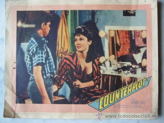 Cine: COUNTERPLOT - cartel original. 36,5x27,8 cm - Foto 1