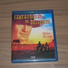 Cine: CENTAUROS DEL DESIERTO BLU-RAY DISC JOHN FORD JOHN WAYNE NUEVO PRECINTADO + 65 MIN. DE EXTRAS. Lote 379238204
