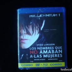 Cine: LOS HOMBRES QUE NO AMABAN A LAS MUJERES - MILLENNIUM 1 - COMBO BLURAY + DVD NUEVO PRECINTADO. Lote 366145696
