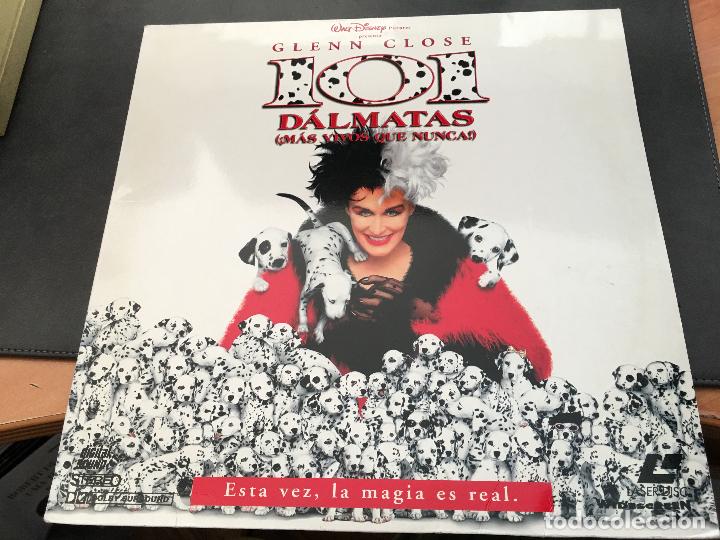 Cine: 101 DALMATAS (GLENN CLOSE) LASER DISC (B-32) - Foto 1