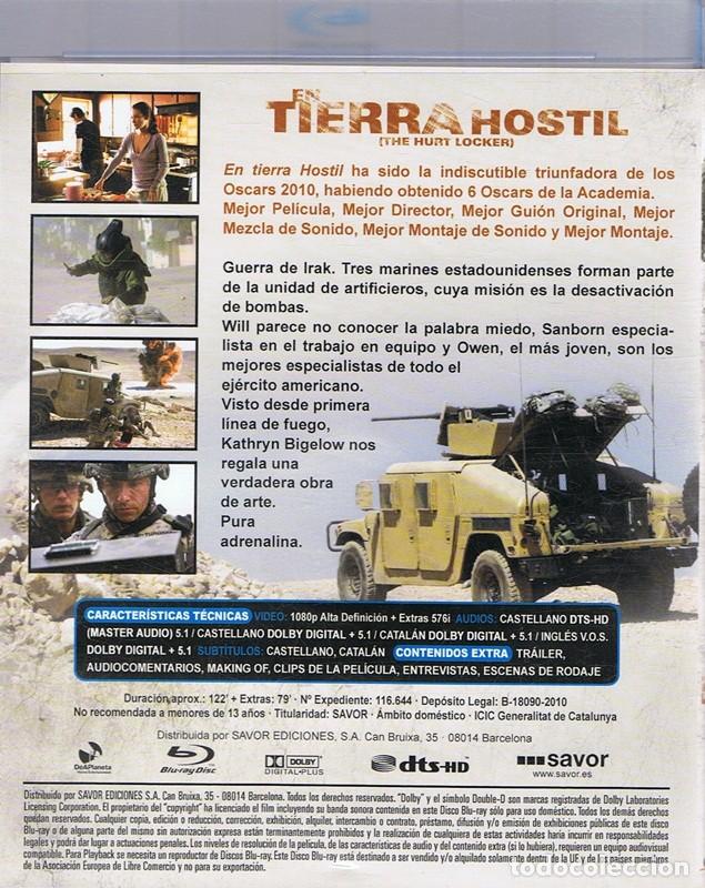 Cine: BLURAY  EN TIERRA HOSTIL - Foto 2