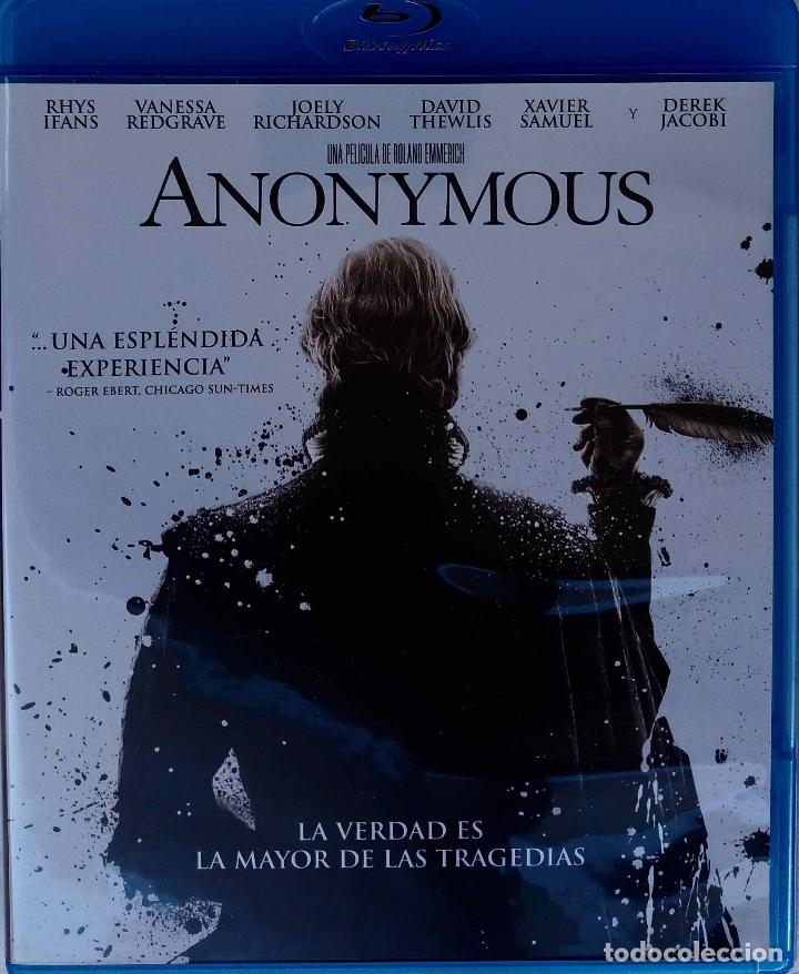 Cine: ANONYMOUS. BLUE RAY CON CONTENIDOS ADICIONALES - Foto 1