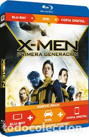 Cine: X-MEN PRIMERA GENERACION DVD +BLUE RAY + COPIA DIGITAL