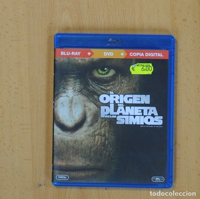 Cine: EL ORIGEN DEL PLANETA DE LOS SIMIOS - BLU RAY - Foto 1