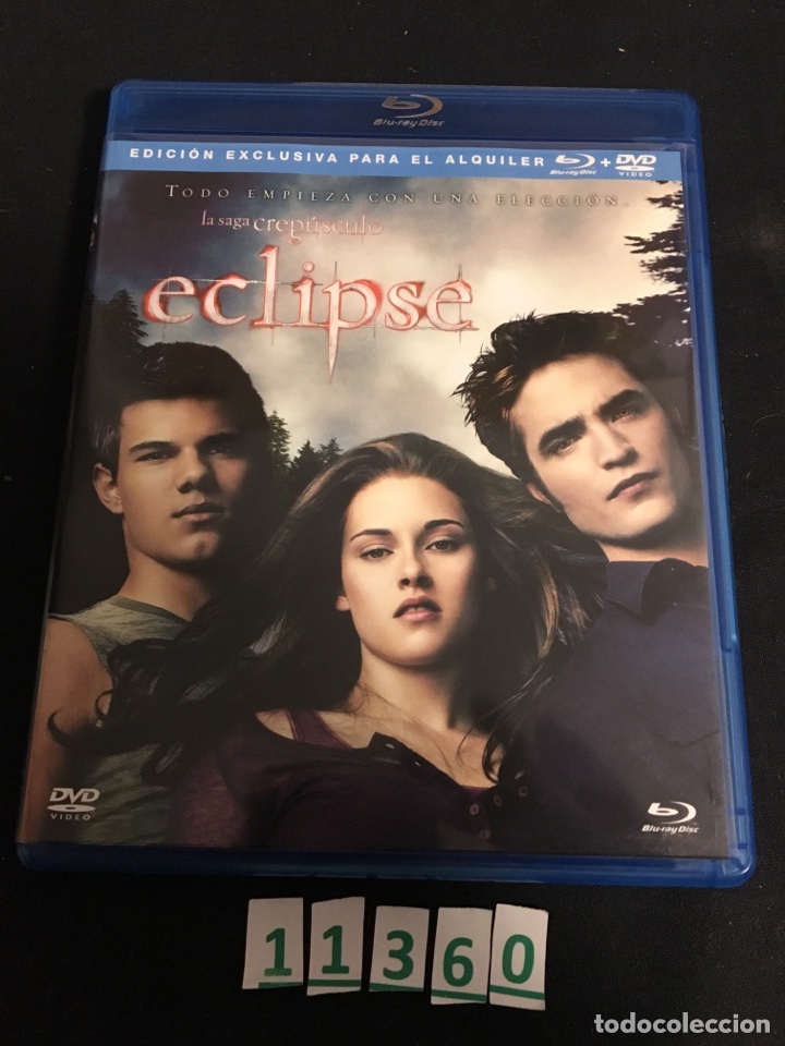 Cinema: Crep&uacute;sculo:eclipse ( blu-ray procedente Videoclub solo blu-ray )