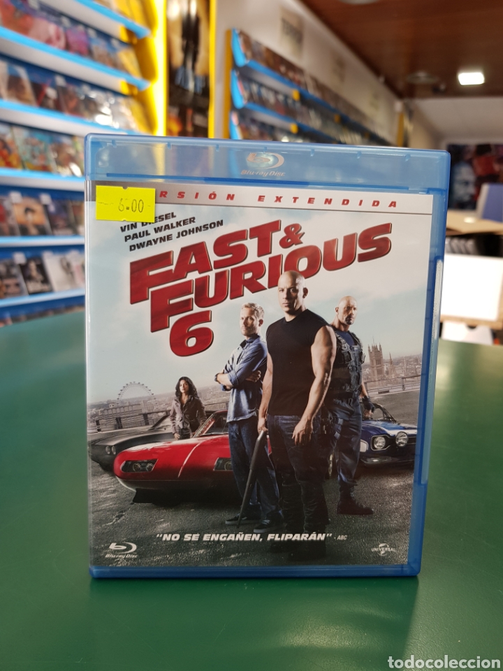 Cinema: BRS35 FAST & FURIOUS 6 - BLURAY SEGUNDAMANO